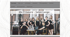 Desktop Screenshot of friseur-lange.de