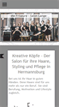 Mobile Screenshot of friseur-lange.de